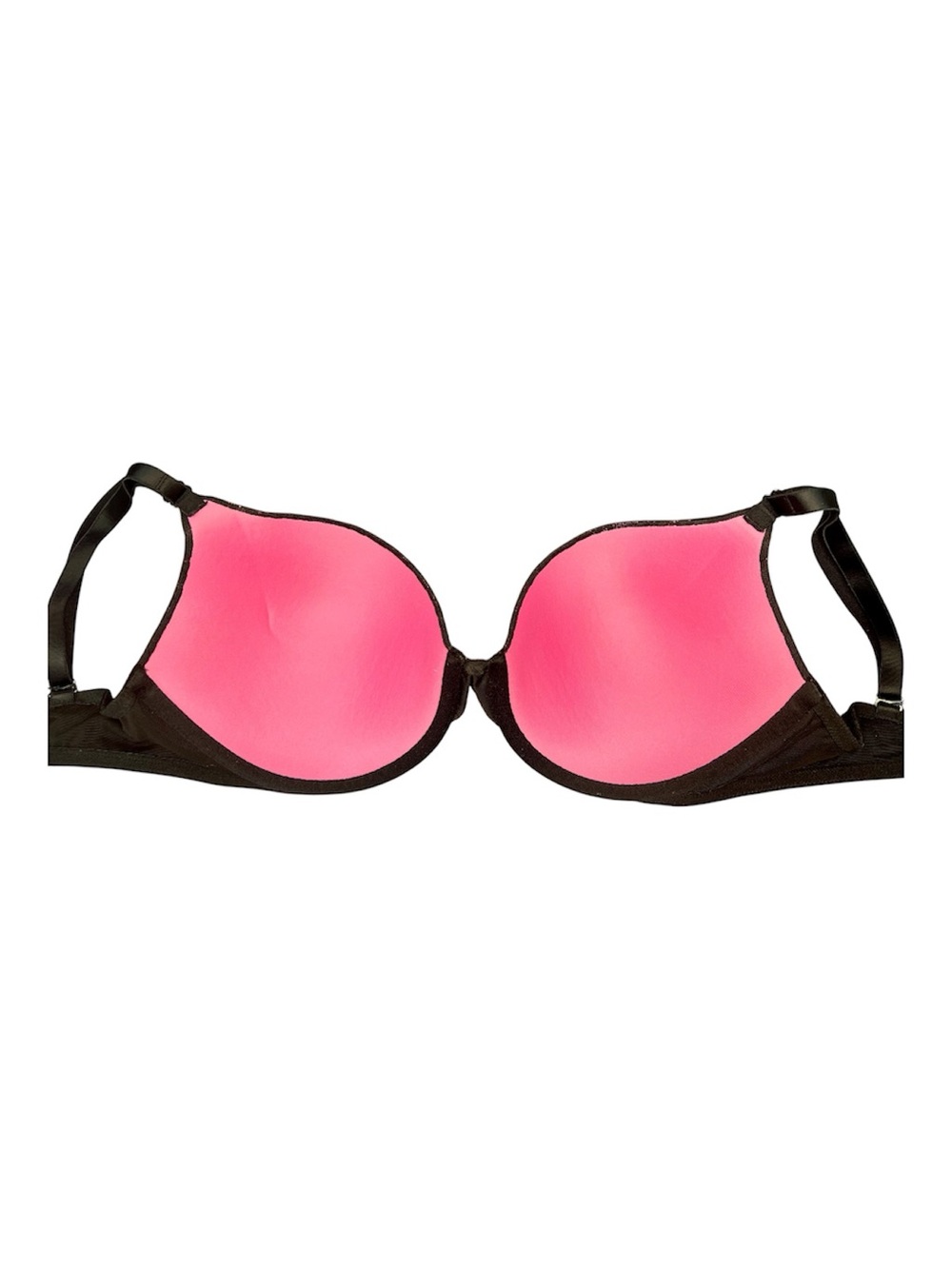 PINK Victoria's Secret Pure Black Push-Up Bra - 36D - Picture 4 of 5